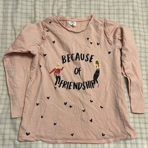 Zara Graphic Kids Long Sleeve Shirt Size 6